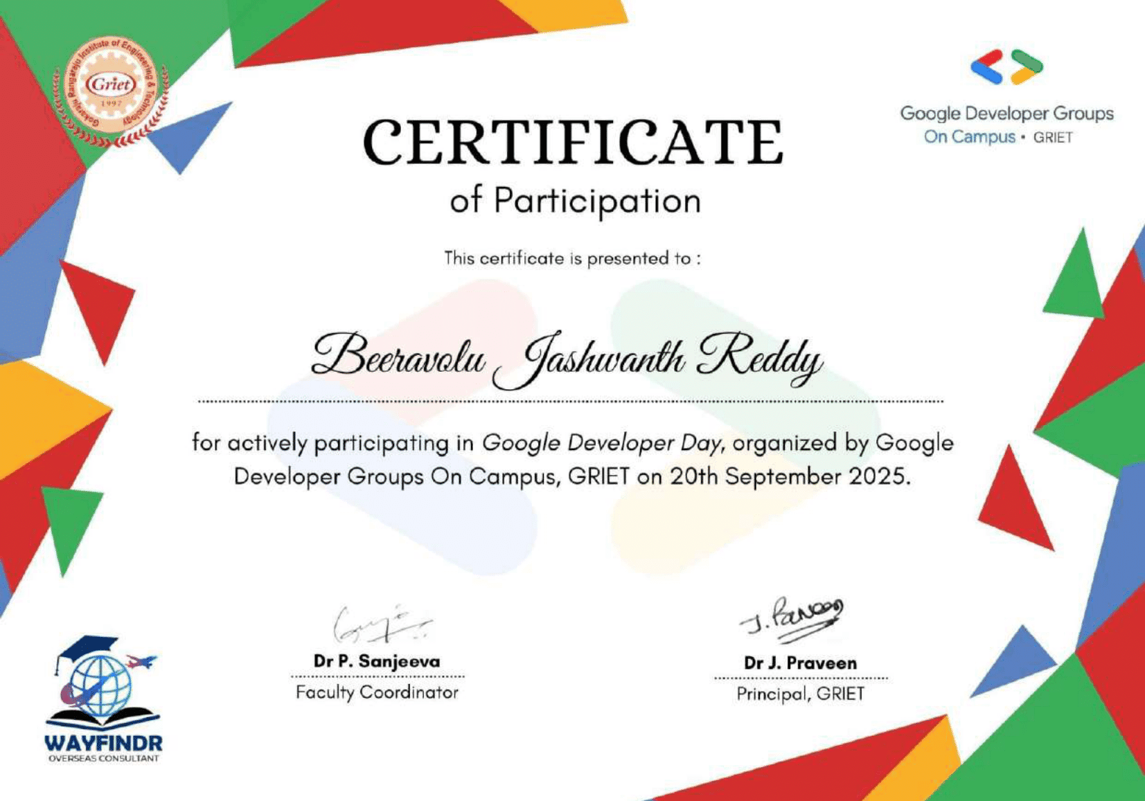 google developer group hackathon